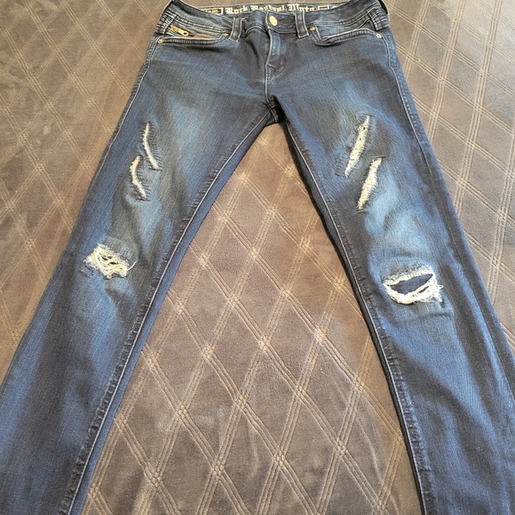 Rock Revival Moto Jeans - Picture 4 of 6